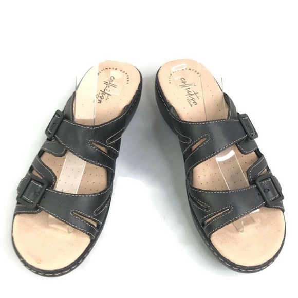 clarks womens delana liri slide sandals